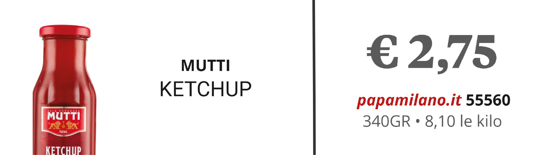 MUTTI KETCHUP